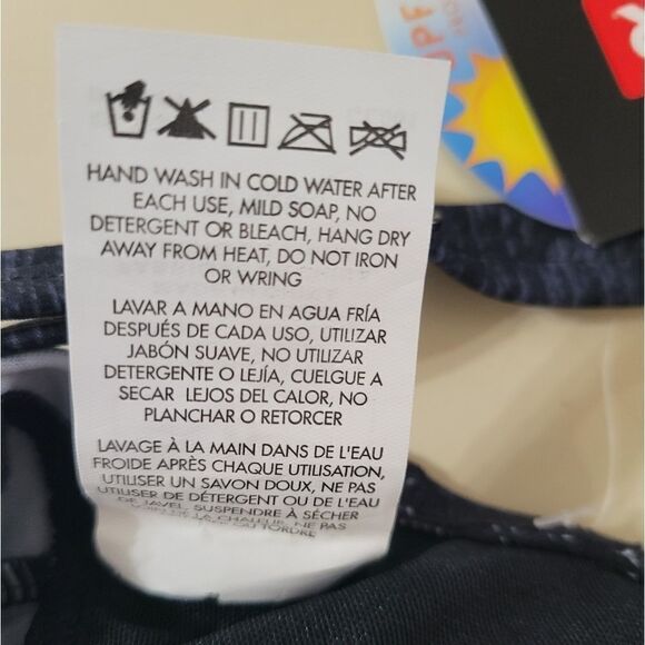 TYR Women's Blue Marled V-Neck Swimsuit Top - Picture 9 of 12